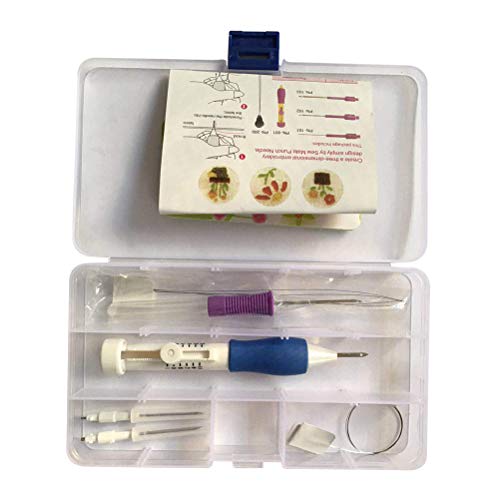 SUPVOX Stickerei Punch Needle Kit Stitching Stickerei Pen Set Stricken Nähwerkzeuge