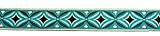 10m Indianer Retro-Borte Webband 16mm breit Farbe: Petrol-Türkis von 1A-Kurzwaren TH15-81-11