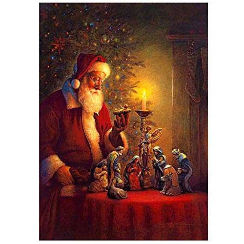 5D DIY Diamond Painting Supplies_Weihnachten Diamond Painting_DIY Kreuzstich Stickerei Malerei Bild Stickpackung Painting (40x60cm)