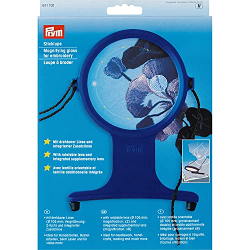 Prym 611731 Sticklupe mit Band, Ø 10,5 cm