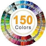 Stickgarn Regenbogenfarben, 150 Farben pro Packung, Stickgarn Baumwolle sticktwist Set für Kreuzstichfäden Polybaumwolle, Armband Garn, Basteltwist