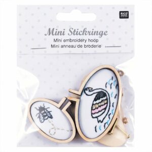 Rico Design Stickringe mini oval 2 Stück