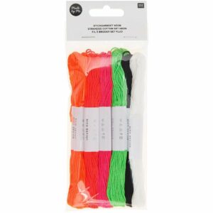 Rico Design Stickgarn Set Neon 10teilig