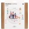 Rico Design Figurico Stickpackung Family 20cm