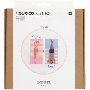 Rico Design Figurico Stickpackung Summerlove 20cm