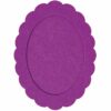 Rico Design Filzrahmen oval lila 15x20cm
