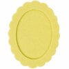 Rico Design Filzrahmen oval gelb 10