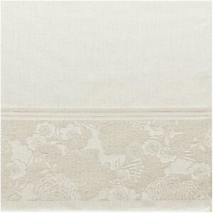 Rico Design Tischdecke Chrysantheme natur 90x90cm