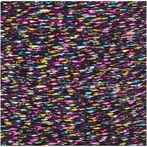 Rico Design Sticktwist Metallic No. 40 Rainbow 200m schwarz