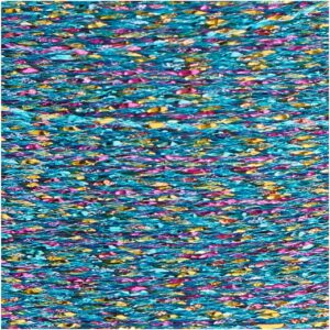 Rico Design Sticktwist Metallic No. 40 Rainbow 200m blau