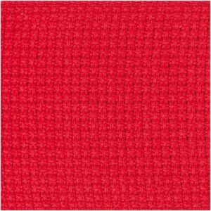 Rico Design Aidaband rot 6 Stiche/cm 10 cm