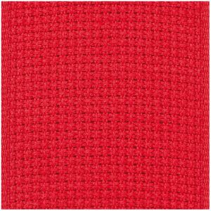 Rico Design Aidaband 6 Stiche/cm 20cm rot