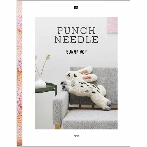Rico Design Stickbuch Punch Needle No.2 Bunny Hop