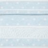 Rico Design Handtuch mit weißen Punkten 50x100cm blau-weiß