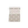 Rico Design Waschhandschuh beige mit weißen Punkten 15x21cm