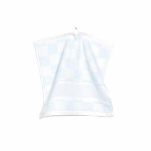 Rico Design Waschlappen kariert blau 30x30cm