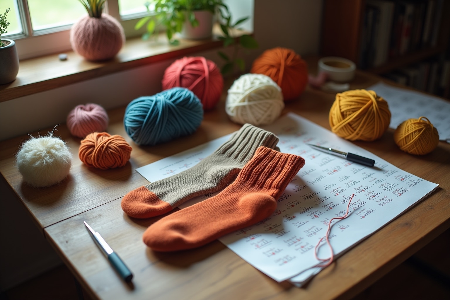 13 Sockentabellen 4 fädig Socken stricken