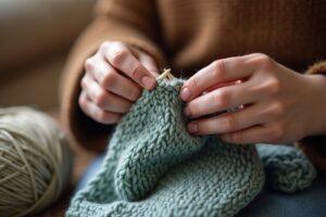 Käppchenfersen stricken Anleitung PDF