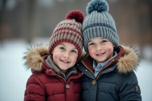 Kindermützen für Jungen stricken