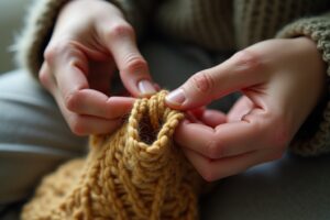 Bumerangfersen stricken lernen