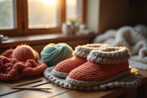 Die schönsten Hausschuhe stricken lernen